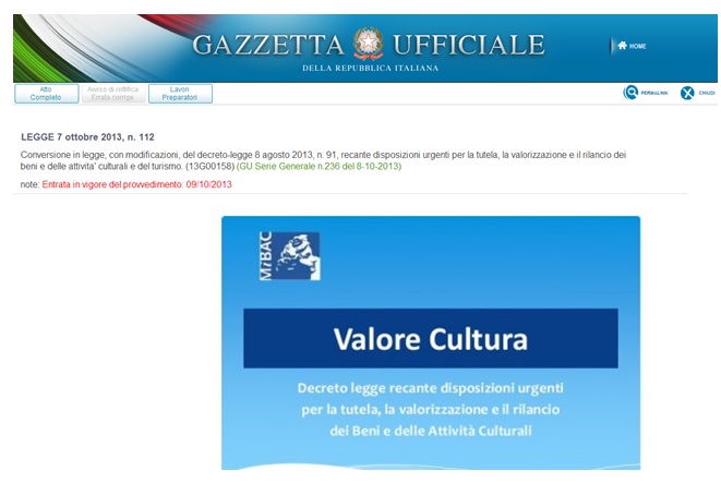 valore cultura