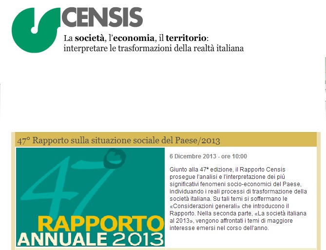 Rapporto Censis