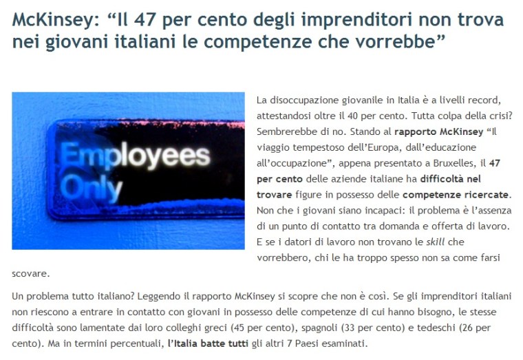 rapporto mckinsey