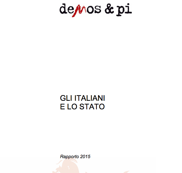 Copertina ufficiale rapporto demos