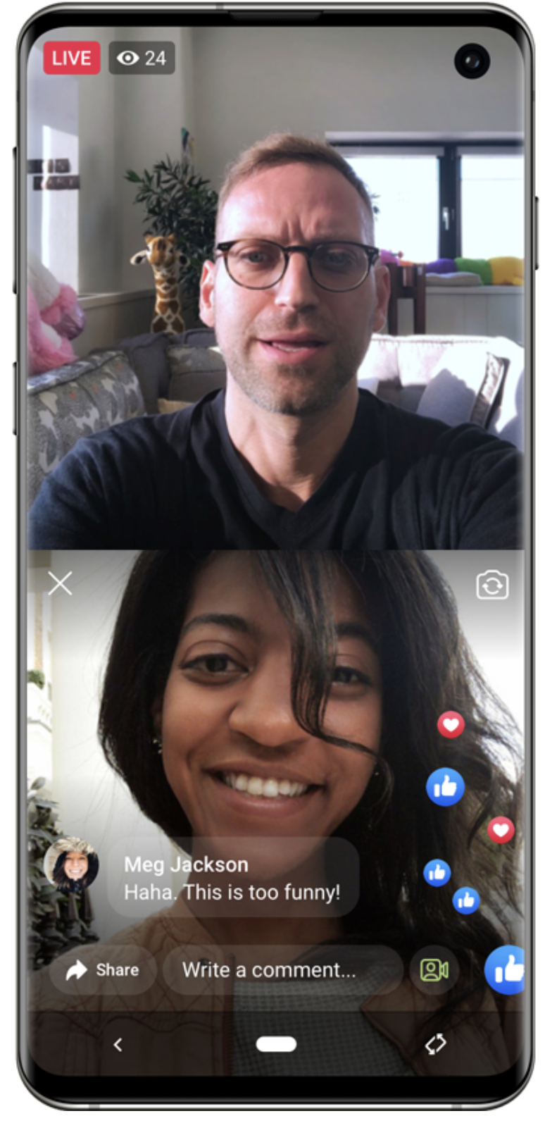 09- LIVe con un amico