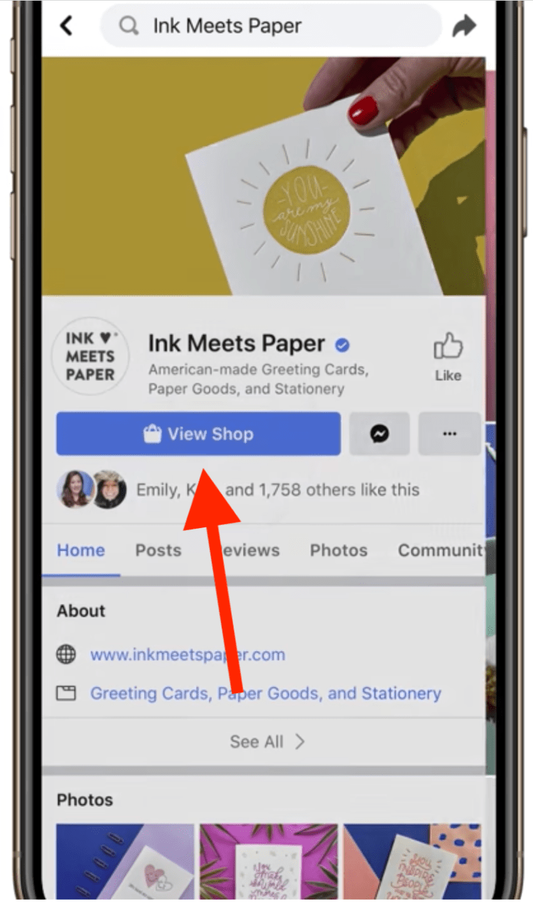 02 - Bottono guarda Sghop sulla pagina