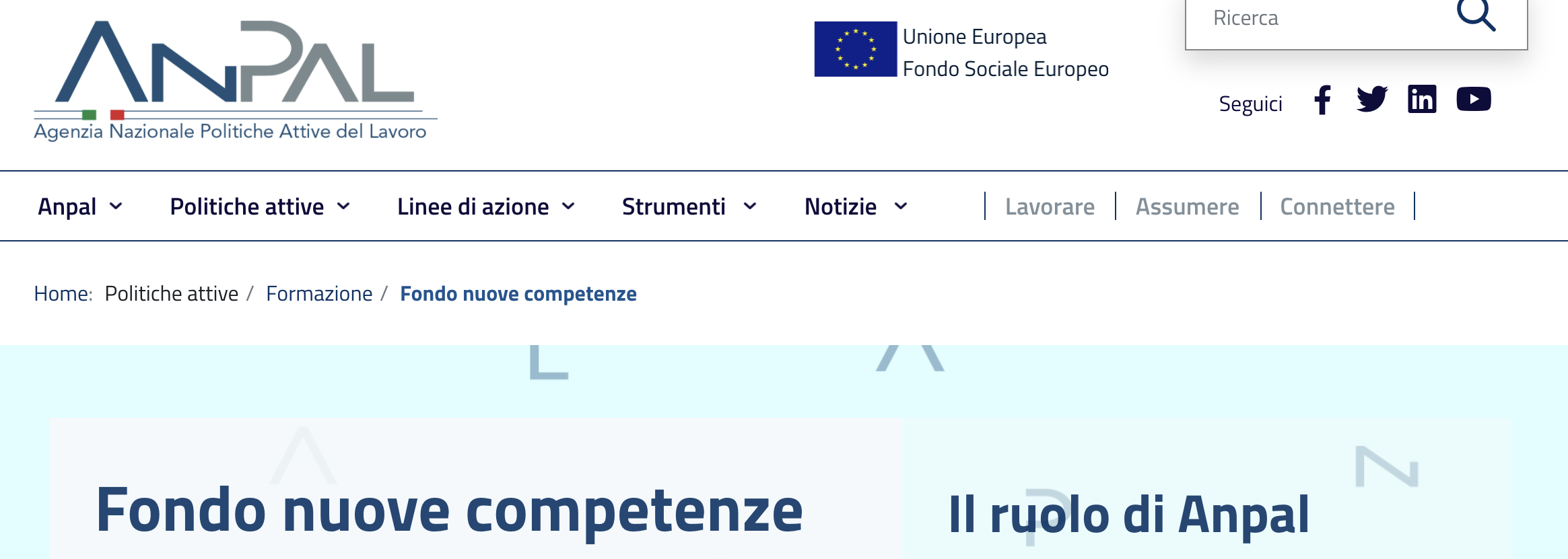 fondo nuove competenze