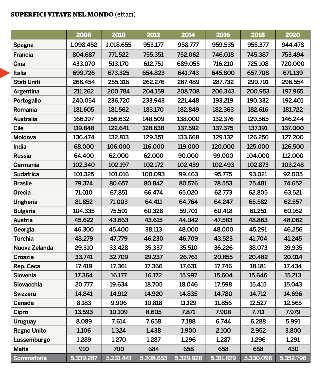 02 - vino - superfici vitate